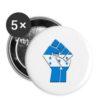 Honduras Flag Honduran Country Pride Native - Buttons small 1''/25 mm (5-pack) - white - Front
