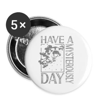 Professional Ghost Hunter Funny Mysteriously Day - Buttons small 1''/25 mm (5-pack) - white - Front