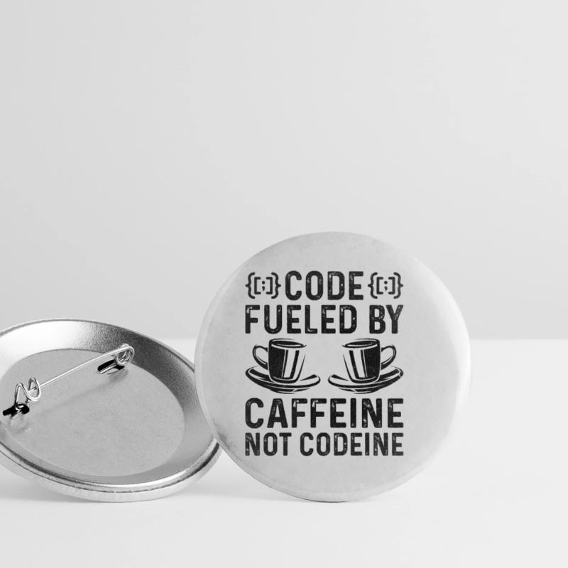 Kaffee-Codierung Programmierer Programmierer Entwickler Nerd Coff Buttons klein 25 mm (5er Pack)