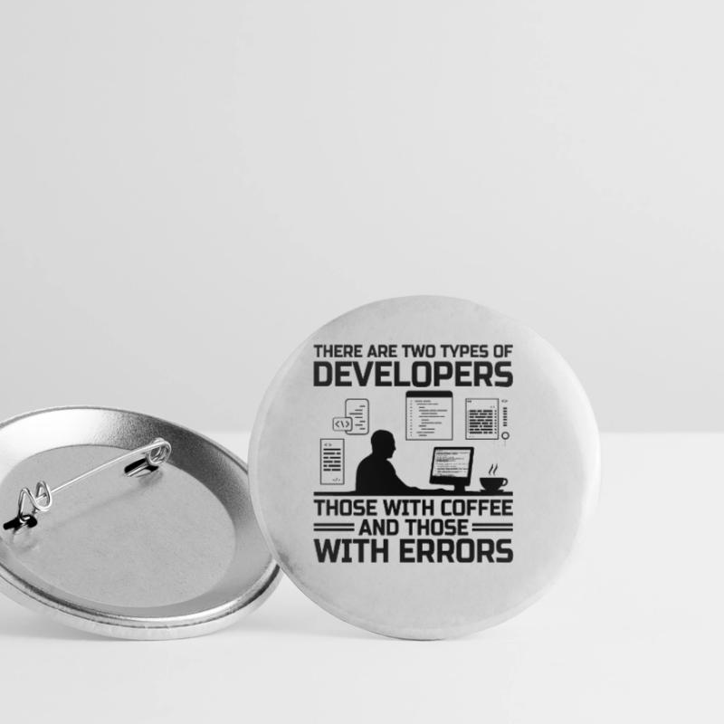 Kaffee-Codierung Programmierer Programmierer Entwickler Nerd Coff Buttons klein 25 mm (5er Pack)