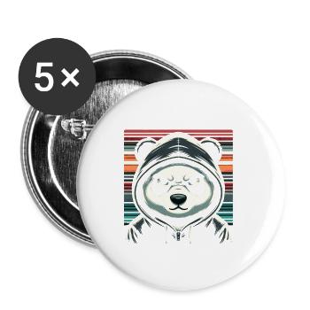 Good morning? Very Thin Ice Sarcastic - Buttons small 1''/25 mm (5-pack) - white - Front