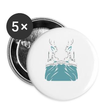 Wendigo Official Napping Shirt - Buttons klein 25 mm (5er Pack) - Weiß - Vorne