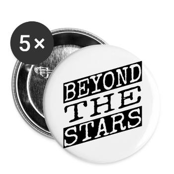 Happy Space Community Gift Idea Culinary Journey - Buttons small 1''/25 mm (5-pack) - white - Front