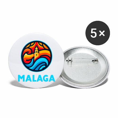 Malaga 3 (dark) - Buttons small 1''/25 mm (5-pack)