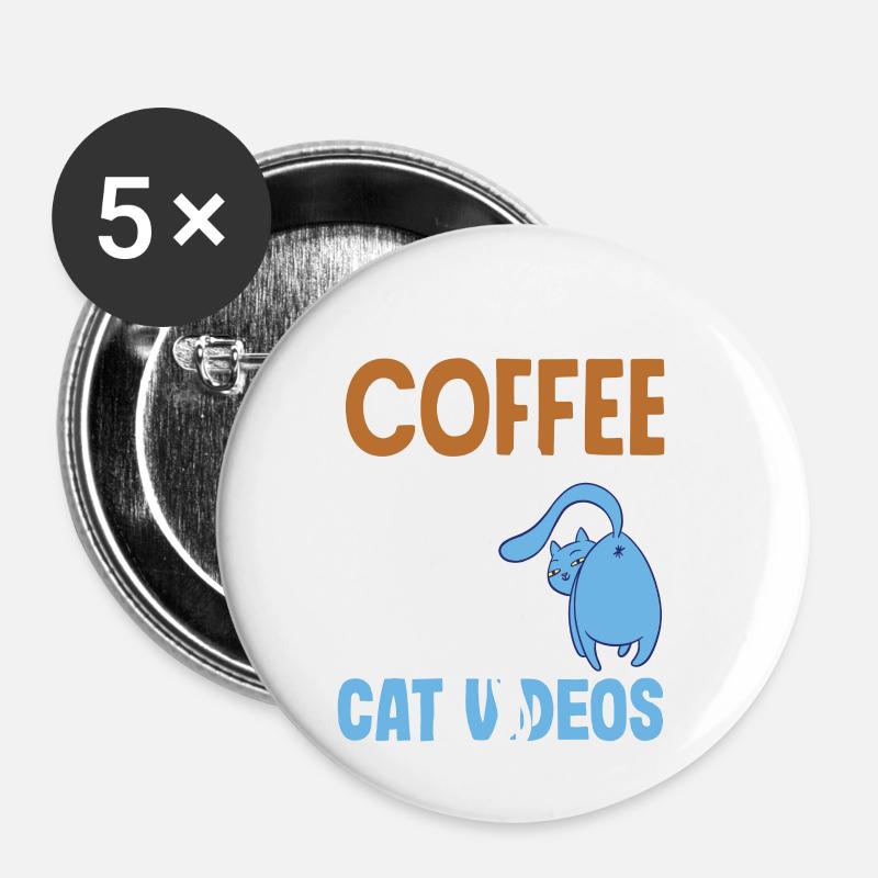 Emergency Chocolate Bar Humorous Stress-Relief - Buttons small 1''/25 mm (5-pack) - white