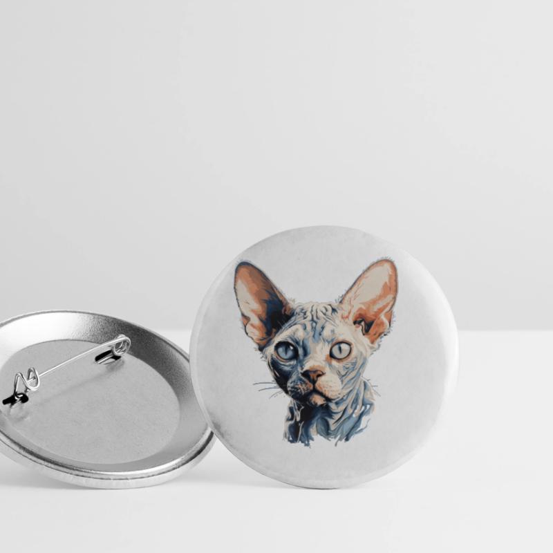 Chaton Devon Rex Chat Devon Rex Lot de 5 petits badges (25 mm)