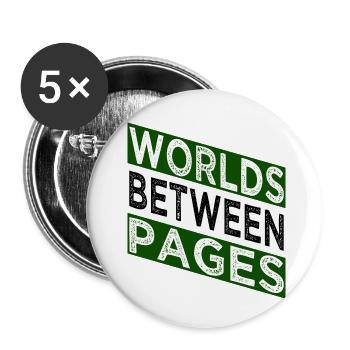 Listes de lecture Geek Communauté littéraire Blague - Lot de 5 petits badges (25 mm) - blanc - Devant