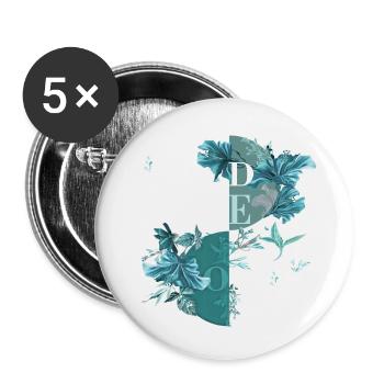 Vibes Only Sticker Quote Vector Vintage Art Styles - Buttons small 1''/25 mm (5-pack) - white - Front