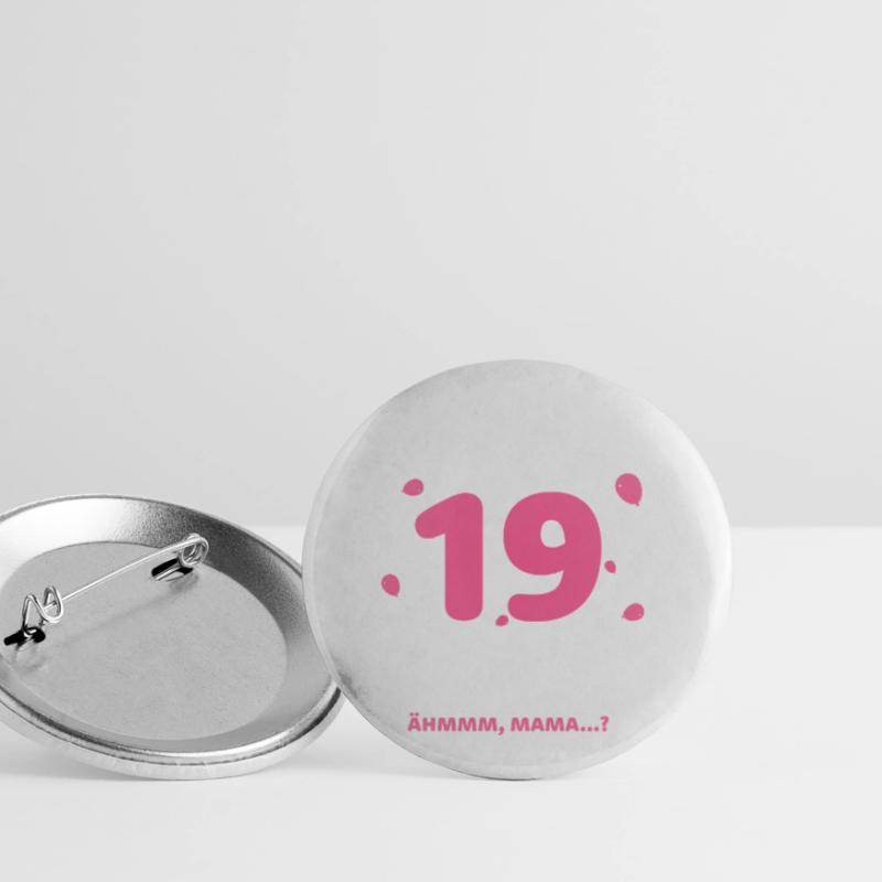 Finally 19 I can do everything I know everything Buttons small 1''/25 mm (5-pack)