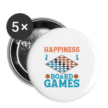 Mais vous pouvez acheter des jeux de société Player Nerd Gamer - Lot de 5 petits badges (25 mm) - blanc - Devant