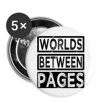 Bday Gift Awesome Literature Escape Évasion numérique - Lot de 5 petits badges (25 mm) - blanc - Devant