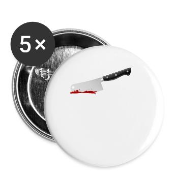 Ich Habe Edge - Buttons klein 25 mm (5er Pack) - Weiß - Vorne