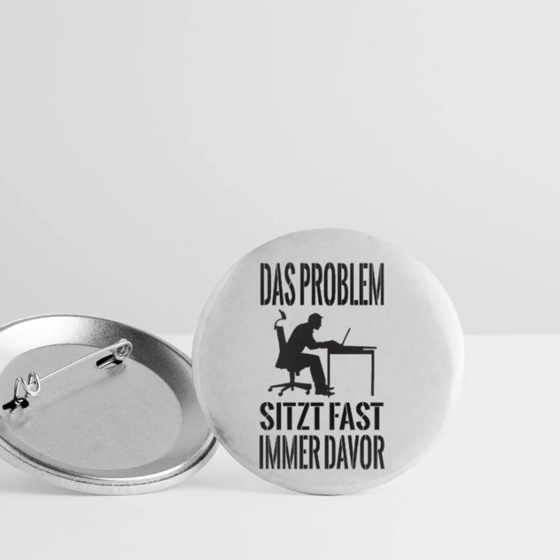 Administrator Admin IT PC Computer Programmierer Buttons klein 25 mm (5er Pack)