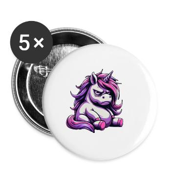 Guck Mich Nicht In Diesem Ton An - Buttons klein 25 mm (5er Pack) - Weiß - Vorne