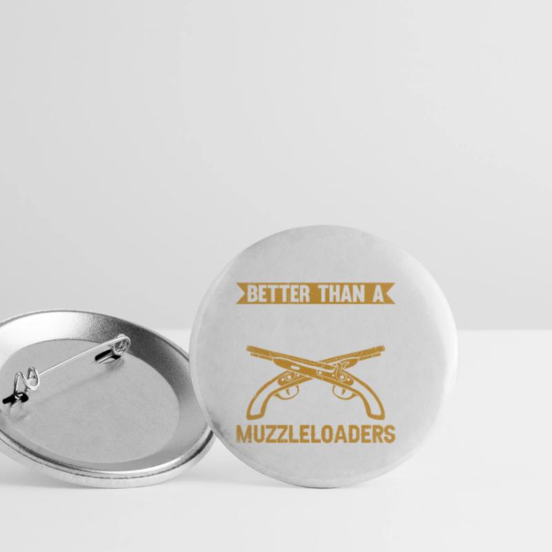 Vorderlader Muzzleloader Muzzle Loading Buttons small 1''/25 mm (5-pack)