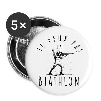 I can't, I have Biathlon - Buttons small 1''/25 mm (5-pack) - white - Front