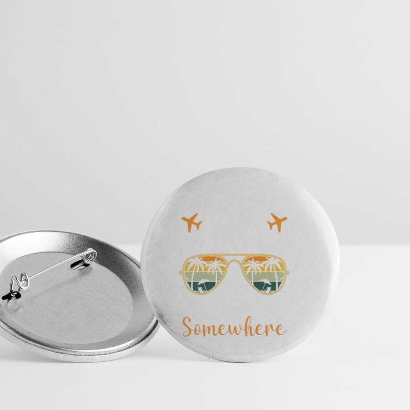 Sabbatical Mode Enabled: Next Stop Somewhere Buttons small 1''/25 mm (5-pack)