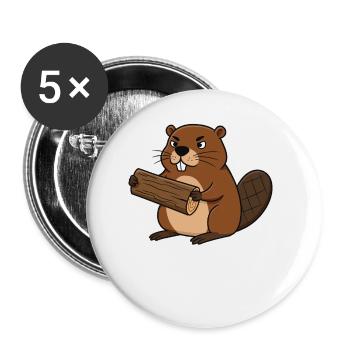 Dam It - Buttons small 1''/25 mm (5-pack) - white - Front