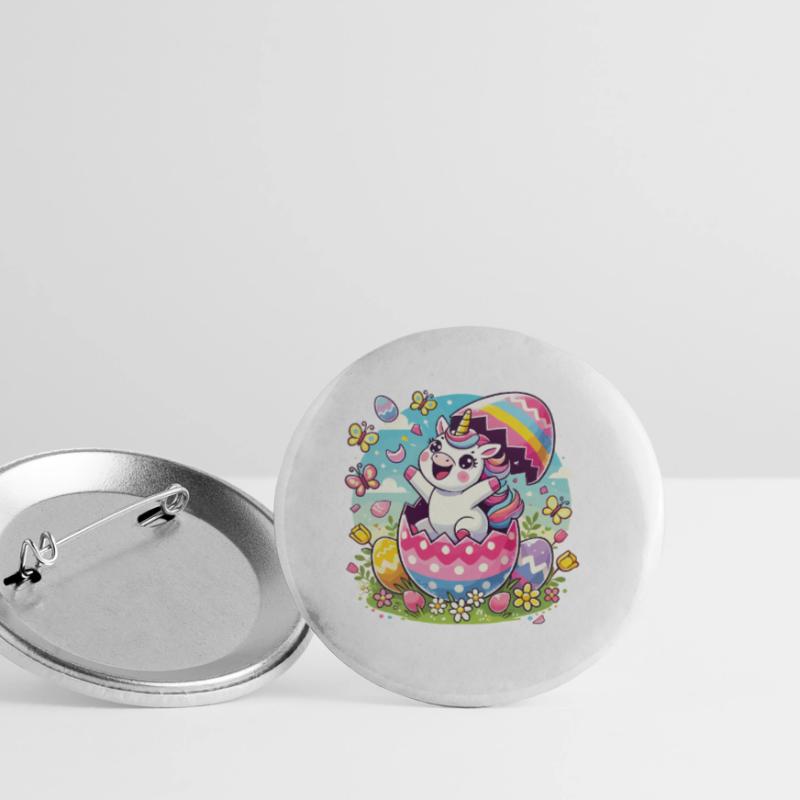 Easter Happy Easter Easter Bunny Easter Egg Spring Buttons small 1''/25 mm (5-pack)