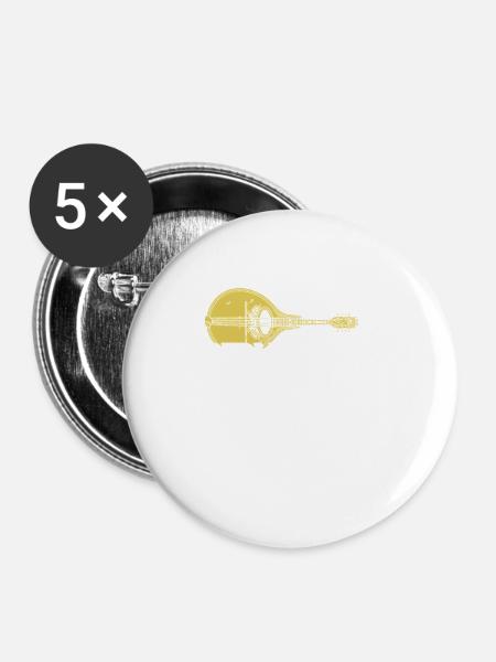 Treblemaker, Mandoline - Buttons klein 25 mm (5er Pack) - Weiß