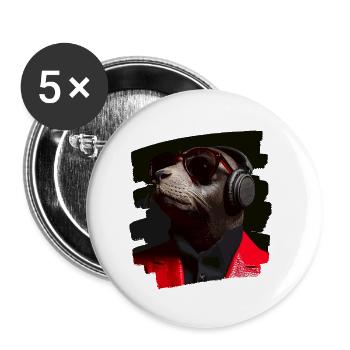 Robbe - Buttons klein 25 mm (5er Pack) - Weiß - Vorne