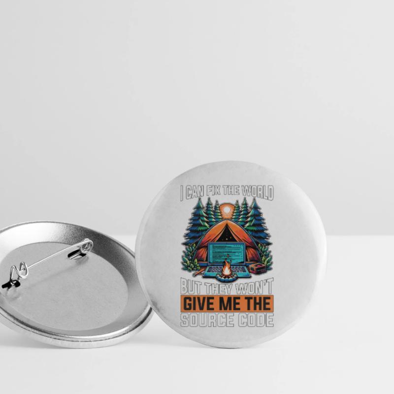 Coder I Can Fix The World Web Developer Coders Buttons klein 25 mm (5er Pack)