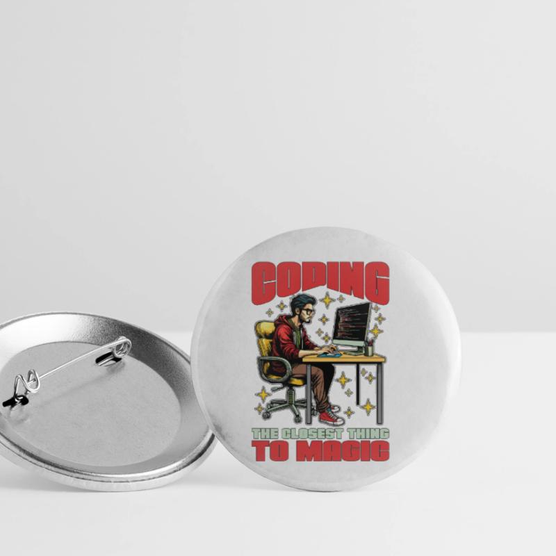 Le codage du codeur est ce qui se rapproche le plus de Magic Developer Lot de 5 petits badges (25 mm)