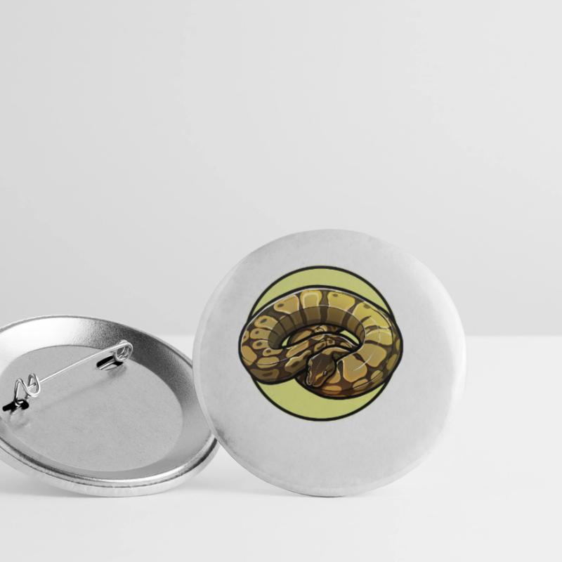 Ball Python Roi Python Roi Python Lot de 5 petits badges (25 mm)