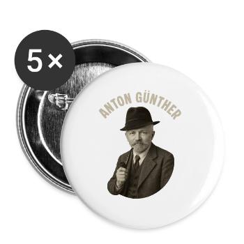 Anton Guenther Erzgebirge - Buttons klein 25 mm (5er Pack) - Weiß - Vorne