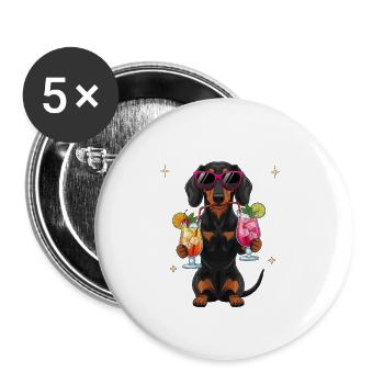 Die Lage Ist Besäufniserregend - Buttons klein 25 mm (5er Pack) - Weiß - Vorne