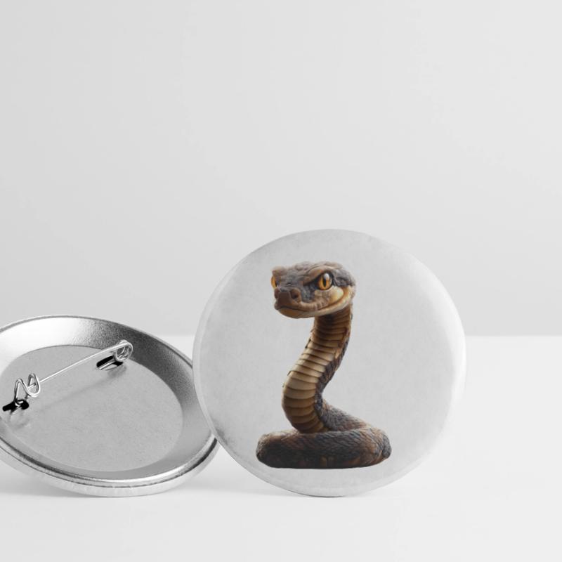 snake, python, cobra, rattlesnake, snakes Buttons small 1''/25 mm (5-pack)