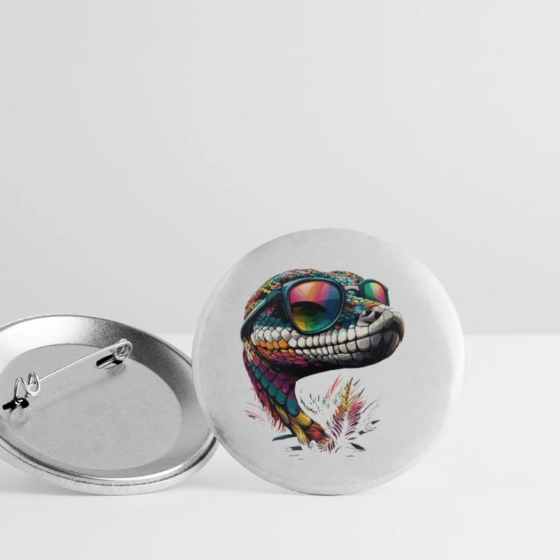 snake, python, cobra, rattlesnake, snakes Buttons small 1''/25 mm (5-pack)