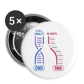 Biology Teacher Biologist Microbiology Biologist - Buttons small 1''/25 mm (5-pack) - white - Front