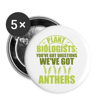Biology Teacher Biologist Microbiology Biologist - Buttons small 1''/25 mm (5-pack) - white - Front