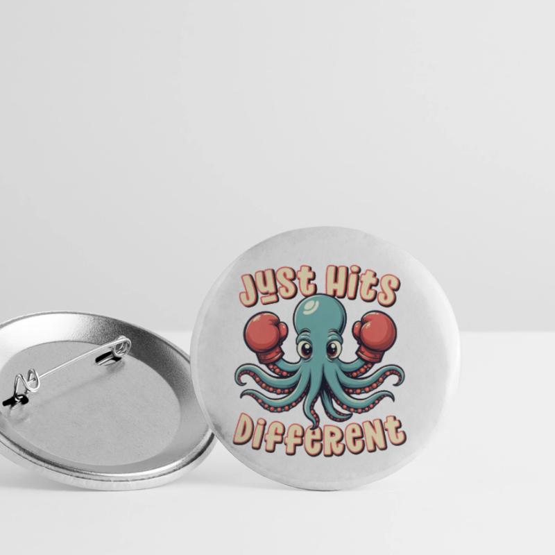 Frappe simplement différemment Lot de 5 petits badges (25 mm)