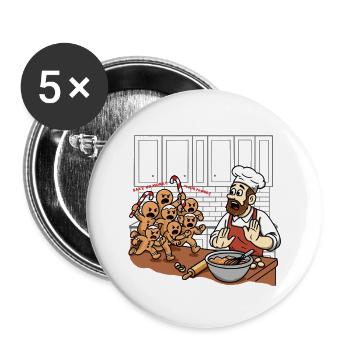 Sweet Freedom  - Buttons small 1''/25 mm (5-pack) - white - Front