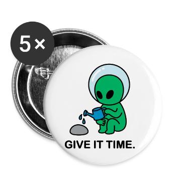 Interstellare Geduld - Buttons klein 25 mm (5er Pack) - Weiß - Vorne