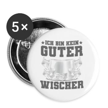 Toilet paper I'm a good mop - Buttons small 1''/25 mm (5-pack) - white - Front