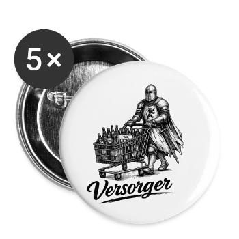 Ritter Biermann - Buttons klein 25 mm (5er Pack) - Weiß - Vorne