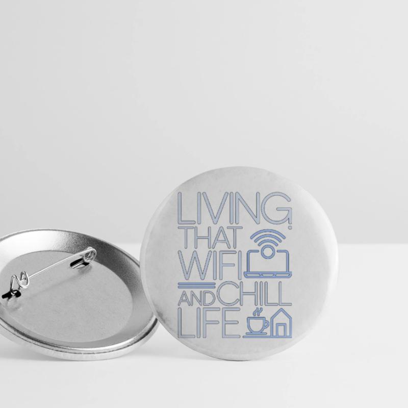 Remote Developer Living That WiFi Web Developer Buttons small 1''/25 mm (5-pack)