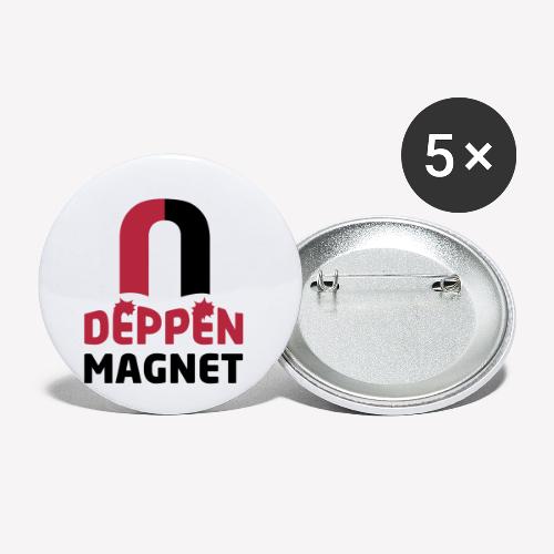 Deppenmagnet - Buttons klein 25 mm (5er Pack)
