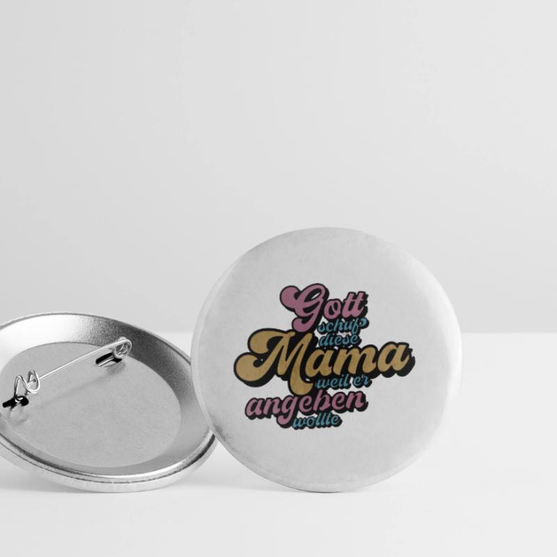 Muttertag Mama Muttertagsgeschenk Geschenkidee Buttons klein 25 mm (5er Pack)