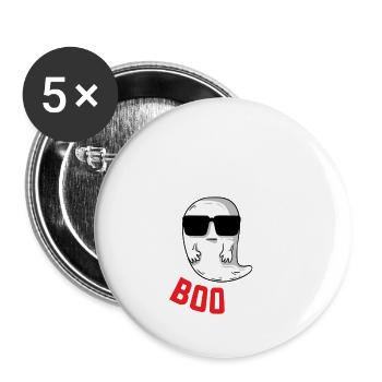 I Am Faboolous Ghost Halloween Night Costume Party - Buttons small 1''/25 mm (5-pack) - white - Front