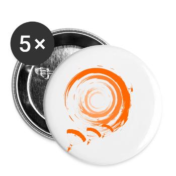 Paraglider - Buttons small 1''/25 mm (5-pack) - white - Front