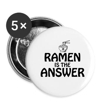 ramen - Buttons small 1''/25 mm (5-pack) - white - Front