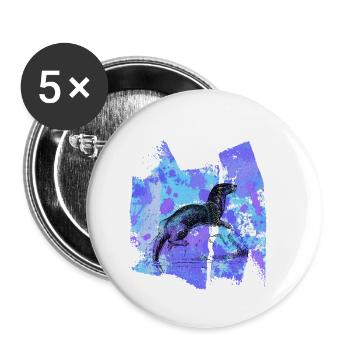Otter otter Wassermarder Sea Otter T Shirt - Buttons small 1''/25 mm (5-pack) - white - Front