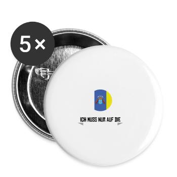 Aucune thérapie, je dois juste aller aux Canaries - Lot de 5 petits badges (25 mm) - blanc - Devant