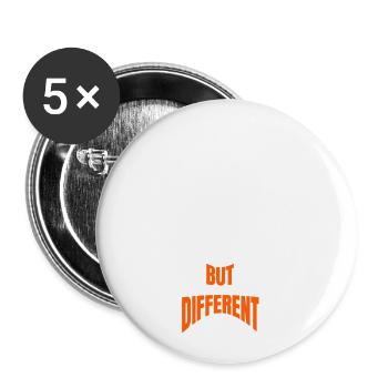 SAME SAME BUT DIFFERENT GESCHENKIDEE SHIRT - Buttons klein 25 mm (5er Pack) - Weiß - Vorne