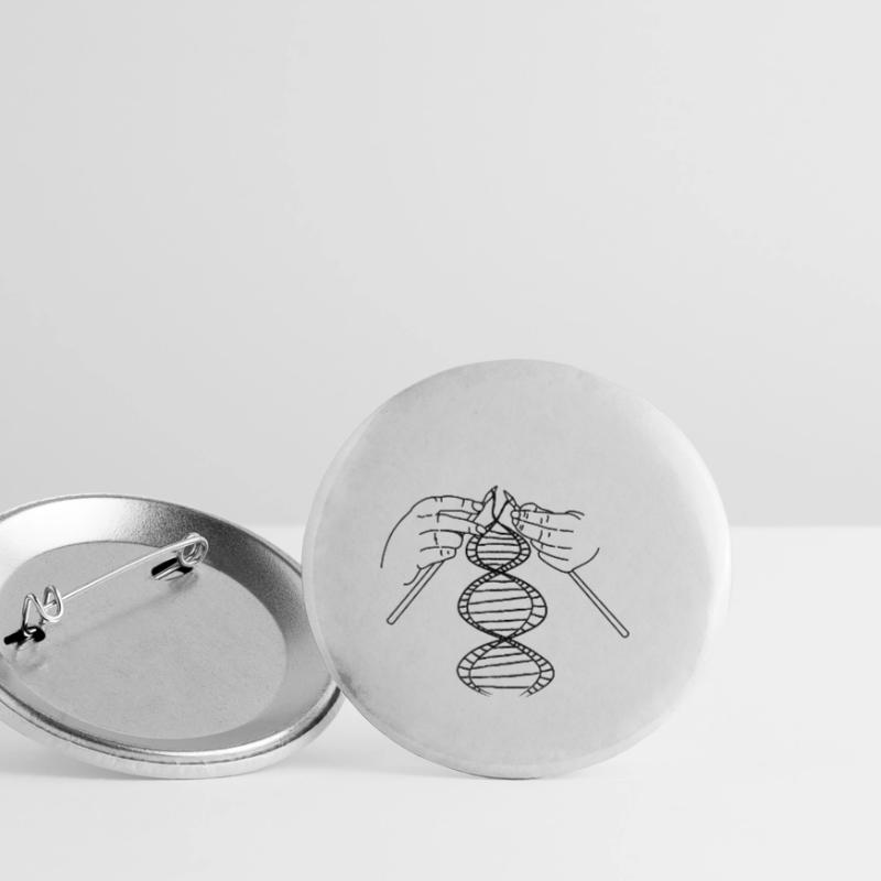 Decryption DNA DNA Code Knitting Buttons small 1''/25 mm (5-pack)