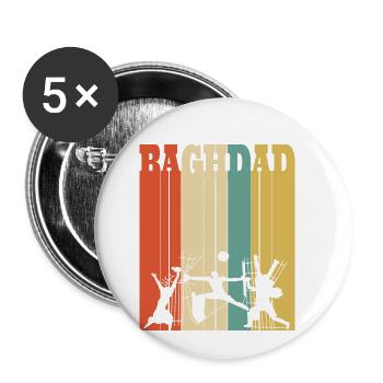 Freedom Monument Baghdad T-Shirt to remember Vinta - Buttons small 1''/25 mm (5-pack) - white - Front